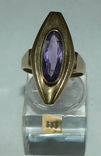 Ring aus 333er Gold mit Amethyst, Gr. 56/Ø 17,8 mm  (da4439)