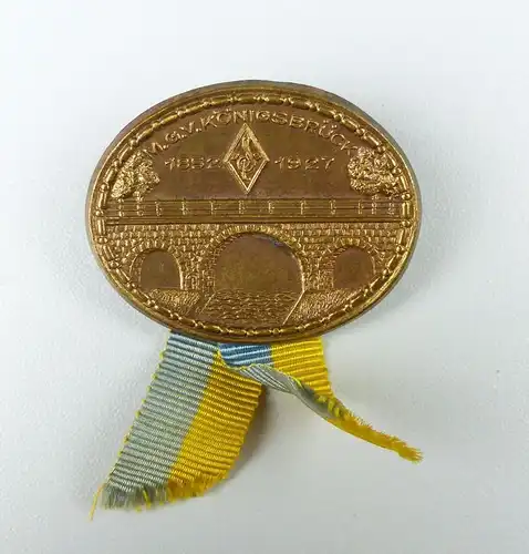 Medaille Minnegesangsverein Königsbrück 1927 (da4577)