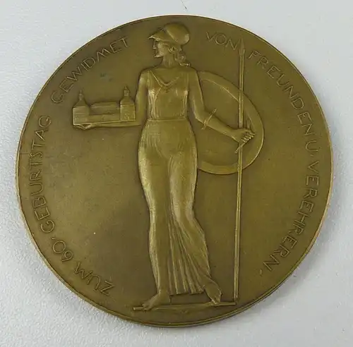 Bronze-Medaille z. 60. Geburtstag von Behrendt Pick zu Posen 21.12.1861 (da4845)