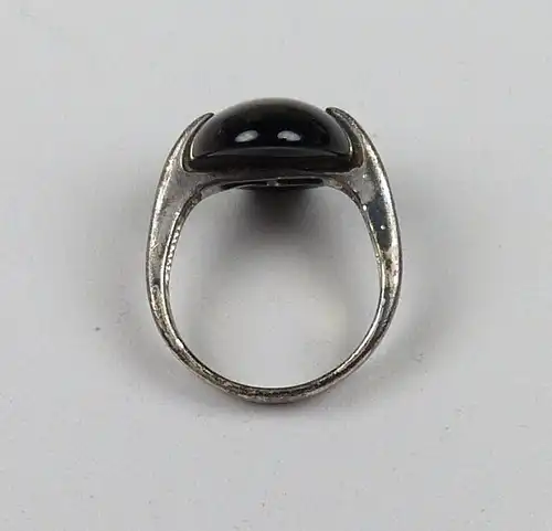 Ring aus 925 Silber mit Onyx, Gr. 57/Ø 18,1 mm  (da4900)