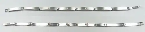 Armband aus 925er Silber mit weißen Steinen         (da4936)