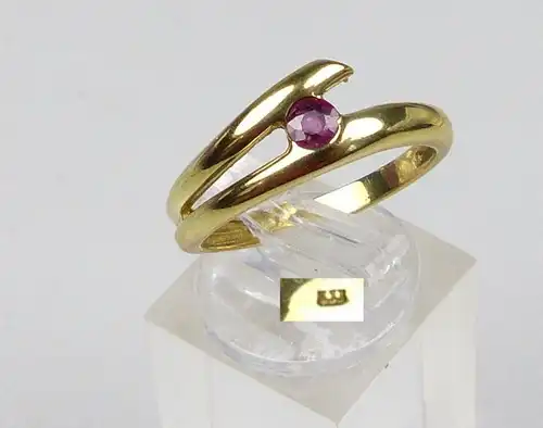 Ring aus 333er Gold mit Amethyst, Gr. 57/Ø 18 mm  (da5028)