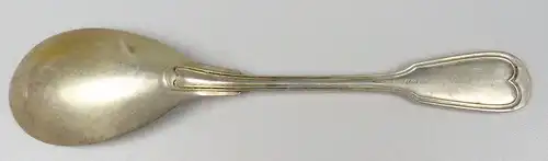 SalatLöffel/Vorlegelöffel aus 800er Silber Augsburger Faden  (da4982)