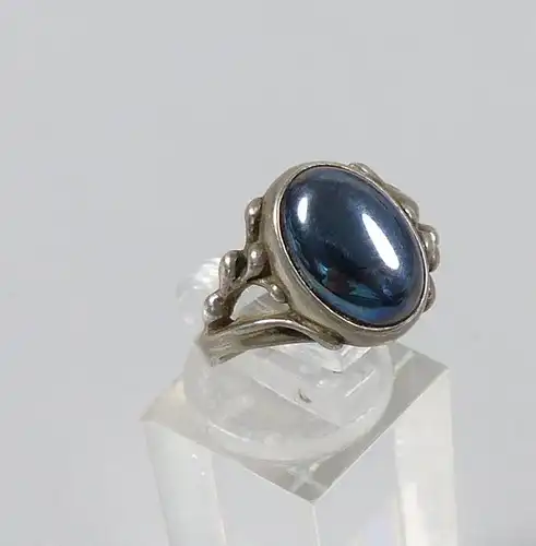 Ring aus 925er Silber mit Lapislazuli, Gr. 58/Ø 18,4 mm  (da5237)
