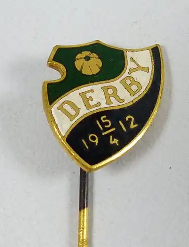 Schwedische Fußballnadel Verein "DERBY" mit Palme 15.4.1912 sehr selten (da5354)