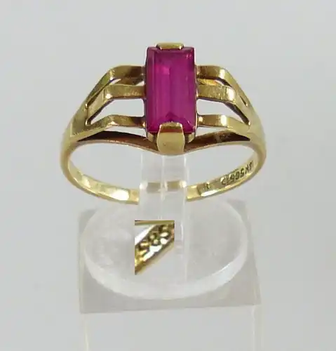 Ring aus 585er Gold mit Amethyst, Gr. 60/Ø 19,1 mm  (da5485)