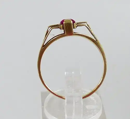 Ring aus 585er Gold mit Amethyst, Gr. 60/Ø 19,1 mm  (da5485)