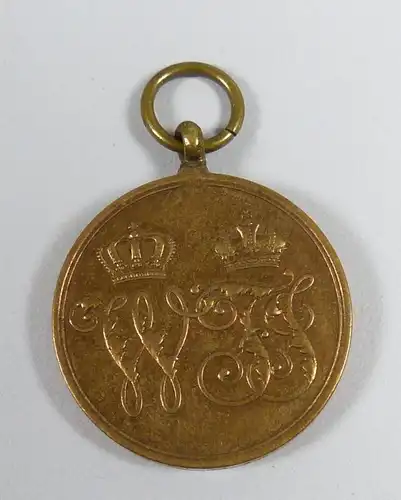 Original alte Medaille Unseren tapferen Kriegern 1864    (da5512)