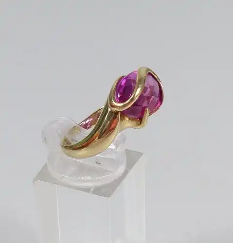 Ring aus 585 Gold mit Amethyst, Gr. 62/Ø 19,7 mm  (da5559)