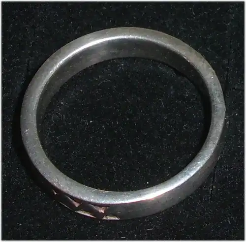 Ring aus 925er Silber,  Gr. 58, Ø 18,5 mm  (da3691)
