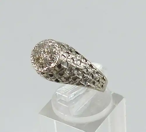 Diamant Ring aus 585 Weißgold mit 7 Diamanten, Gr. 57/Ø 18 mm  (da5624)