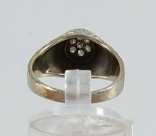 Diamant Ring aus 585 Weißgold mit 7 Diamanten, Gr. 57/Ø 18 mm  (da5624)