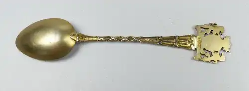 original alter emaillierter Andenkenlöffel aus 800er Silber (da4829)