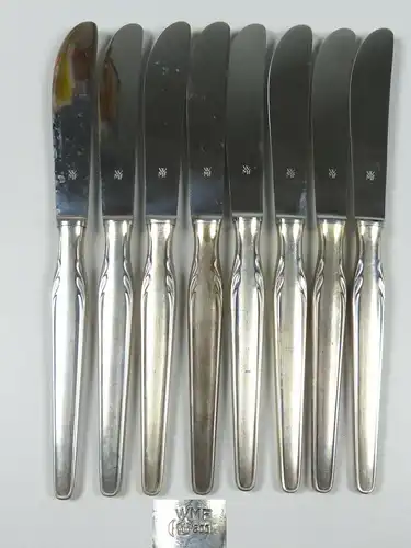 8 Messer WMF Paris mit Griffen aus 800 Silber (da5665)