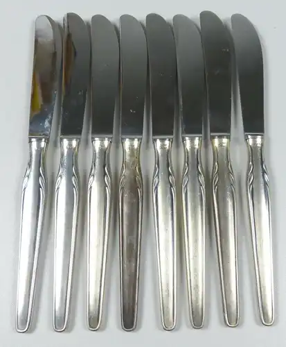 8 Messer WMF Paris mit Griffen aus 800 Silber (da5665)