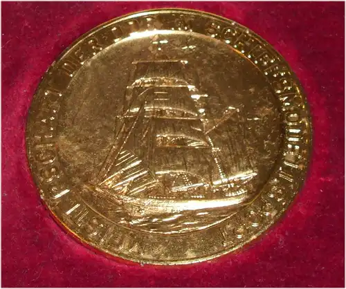 DDR Medaille Meisterschaft der DDR im Schiffsmodellsport in OVP (da3302)