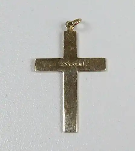Kreuz-Anhänger aus 333er Gold mit Signatur   (da5197)