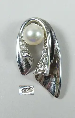 Wunderschöner Anhänger aus 925 Silber mit Perle  (da5682)