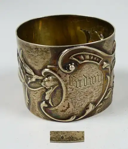Serviettenring aus 800 Silber mit Gravur Ludwig  (da5725)