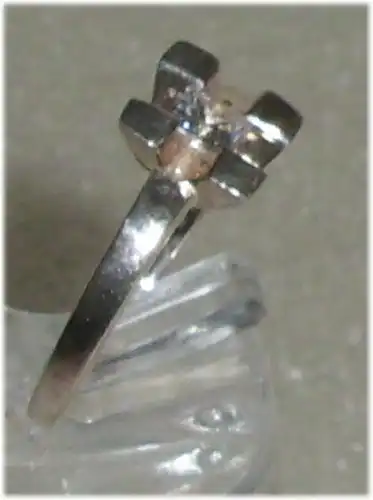 Ring aus 925er Silbermit Zirkonia,  Gr. 53, Ø 16,9 mm  (da3686)