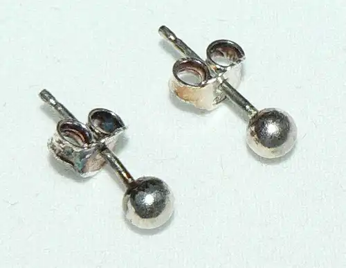 Ohrringe/Stecker aus 925er Silber mit Perle aus Silber  (da4333)