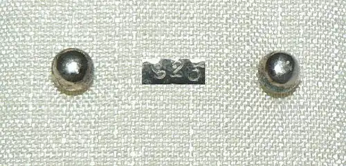 Ohrringe/Stecker aus 925er Silber mit Silber-Perle   (da4332)
