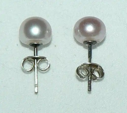 Ohrringe/Stecker aus 925er Silber mit Perle   (da4329)