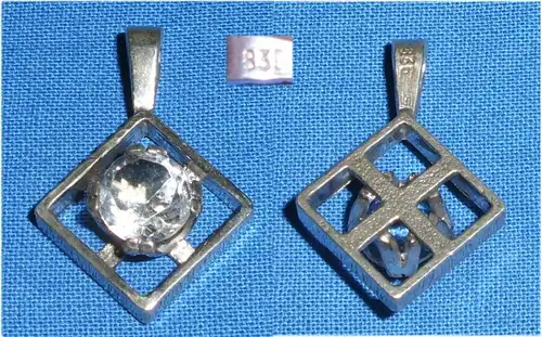 Anhänger aus 835er Silber mit Bergkristall (da3699)