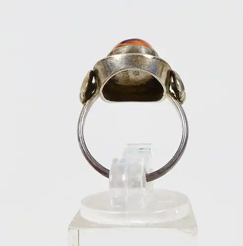 Ring aus 835 Silber mit Bernstein/Amber, Gr. 52,5/Ø 16,6 mm  (da5984)