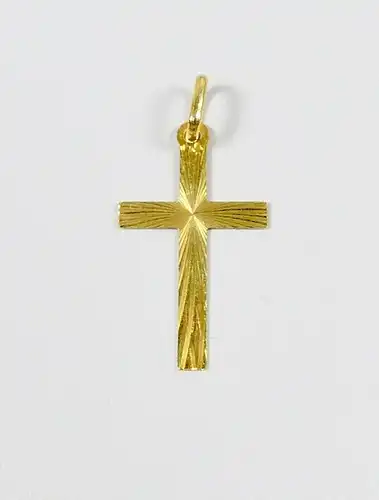 Wunderschöner Anhänger Kreuz aus 585 Gold   (da5990)