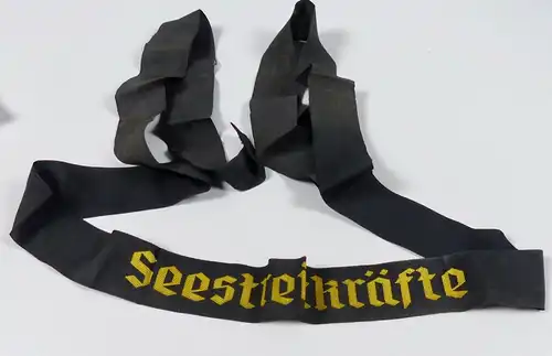 seltenes frühes Mützenband DDR  Seestreitkräfte  (da6031)