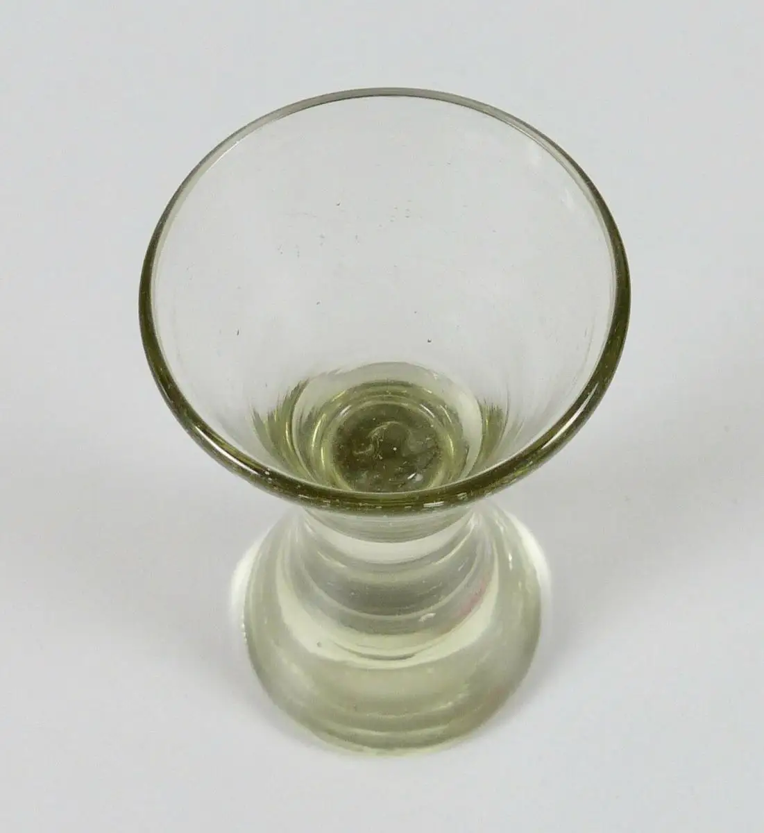 Altes Schnaps-Glas, Kutscherglas, Wachtmeister, uralt  (da6387) 1