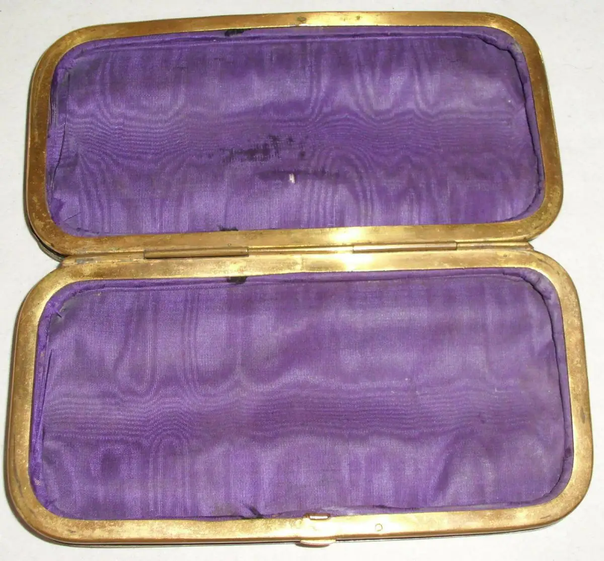 original altes Etui aus 800er Silber mit Bein - französisch (da2971) 2