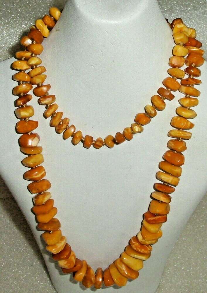 da3434 Ámbar Butterscotch Bernstein-Kette De Ámbar 