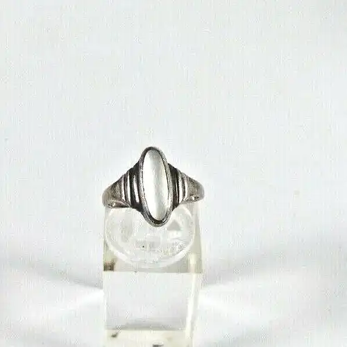 Ring aus 925 Silber mit Mondstein Größe 54