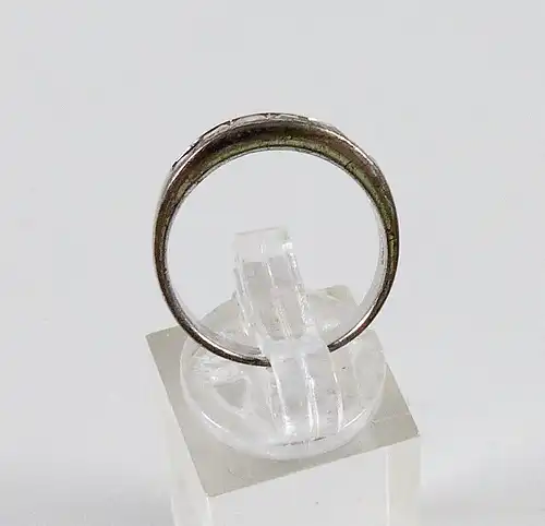 Ring aus 925 Silber mit rosa Steinen, Gr. 56/Ø 17,8 mm  (da6642)