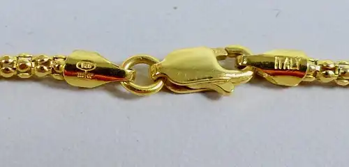 Kette aus 925 Silber vergoldet  45 cm