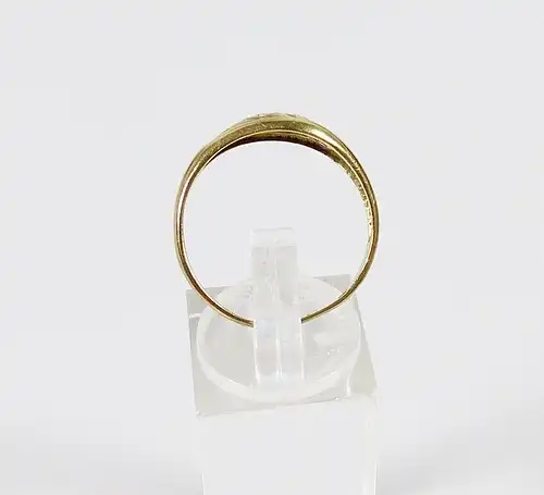 Ring aus 333 Gold mit Zirkonia, Gr. 63/Ø 20 mm  (da5978)