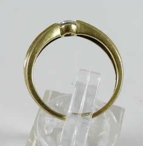 Ring aus 333 Gold mit Zirkonia, Gr. 58/Ø 18,4 mm  (da5611)