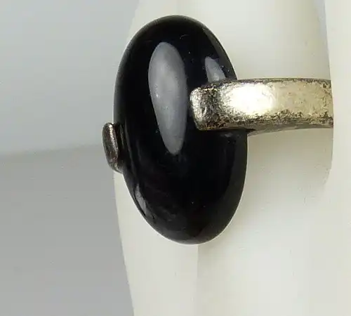 Ring aus 925 Silber mit Onyx, Gr. 57/Ø 18,1 mm  (da4900)