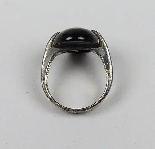 Ring aus 925 Silber mit Onyx, Gr. 57/Ø 18,1 mm  (da4900)