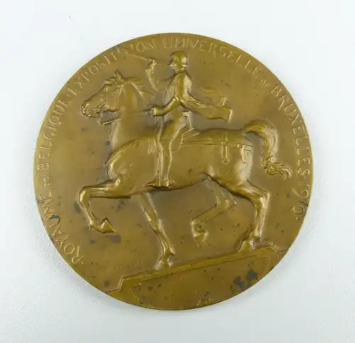 Medaille "ROUYAUME DE BELGIQUE EXPOSITION UNIVERSELLE DE BRUXELLES 1910" (da4621
