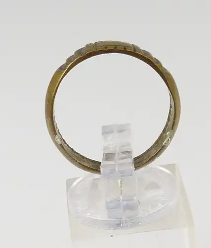 original alter Ring 1. WK aus französischen Münze, Gr. 58/Ø 18,5 mm  (da4446)