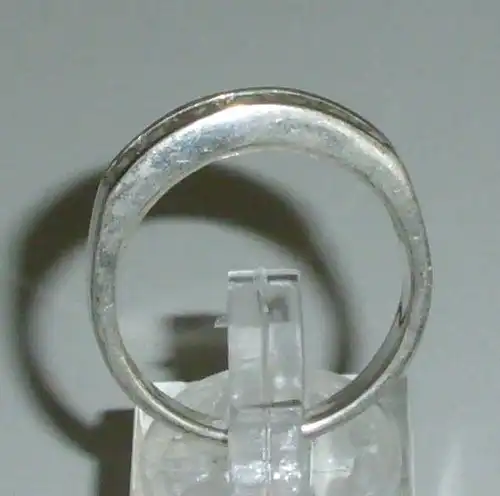 Ring aus 925 Silber mit weißen Steinen, Gr. 62/Ø 19,7 mm  (da4251)