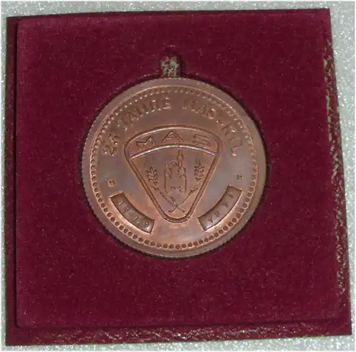 DDR Medaille 25 Jahre KfL Schöneck (da3170)