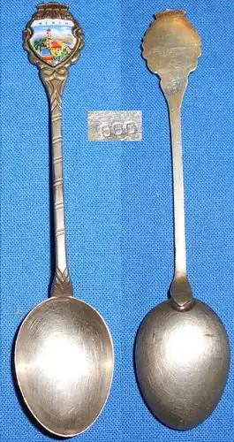 orig. alter Sammler-Andenken-Löffel, Meran 800 Silber