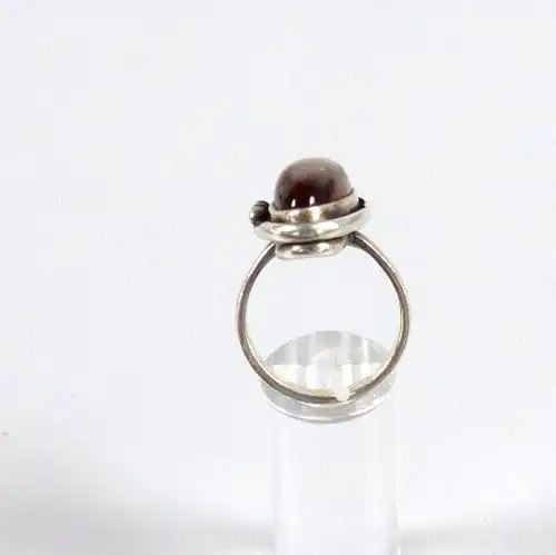 Ring aus aus 925 Silber mit Bernstein Amber Größe 67