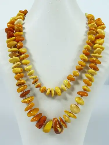 Kette aus Bernstein/Amber Honigbernstein    (da6492)