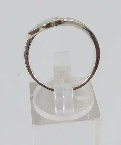 Ring aus 925 Silber mit Achat und Türkis Größe 57
