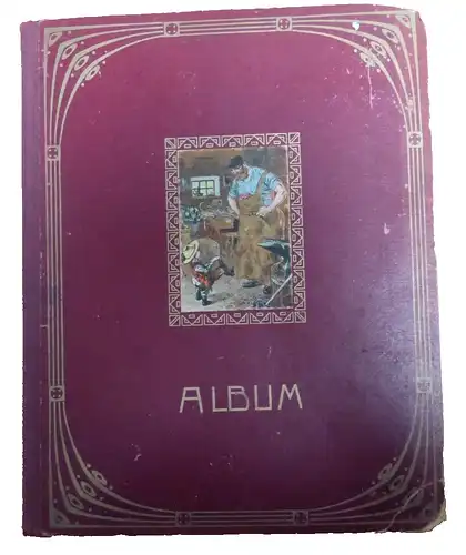 Lackbilder Album von 1910 mit ca. 350 Lackbildern